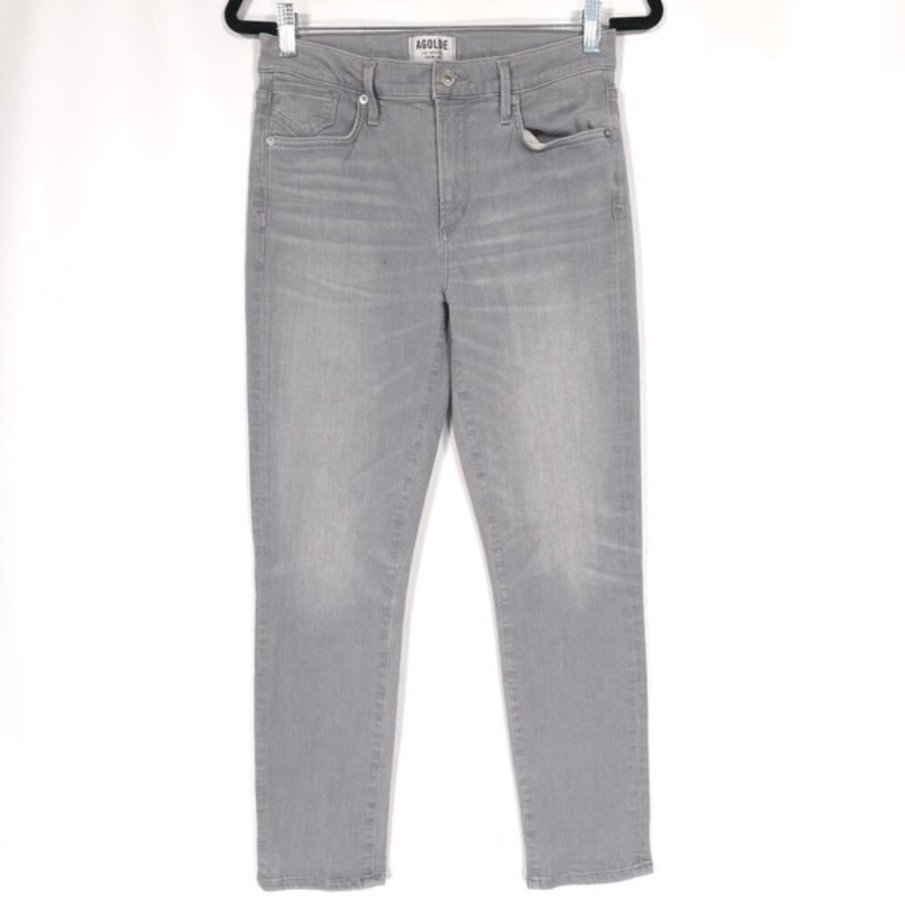 AGOLDE PREMIUM Women's‎ Jeans Size 28 FILTER FREE USA🇺🇸MADE Crop Gray A018-780